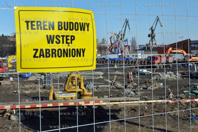 Gdansk. Budowa Europejskiego Centrum Solidarnosci na...
