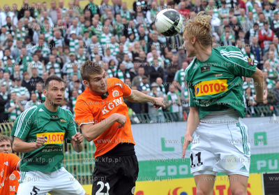 Mecz pilkarski ekstraklasy Lechia Gdansk - Zaglebie...