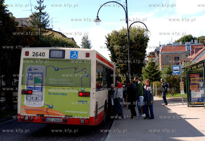 Gdansk Oliwa. Okolice petli tramwajowej na al. Grunwaldzkiej,...