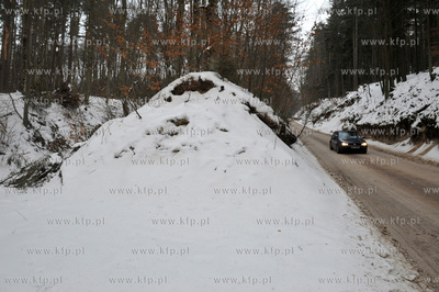 Lesna droga pomiedzy Sulminem na Kaszubach, a Otominem....