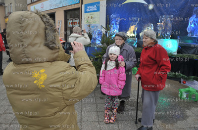 Gdansk Oliwa. Wigilia Oliwska przed siedziba galerii...