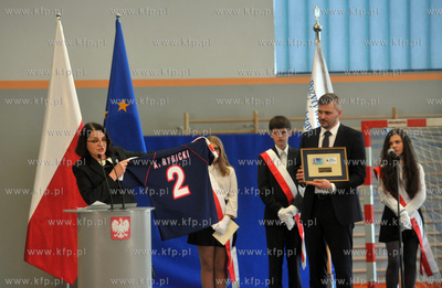 Gdansk. Uroczystosc nadania imienia Arkadiusza Arama...