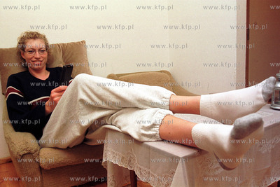 Malgorzata Dydek - koszykarka 02.99 fot. Lukasz Glowala...