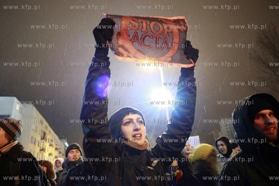 Gdynia, Protest internautow przeciwko podpisaniu przez...