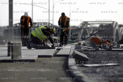 Gdańsk. Prace przy budowie Trasy Słowackiego na odcinku...