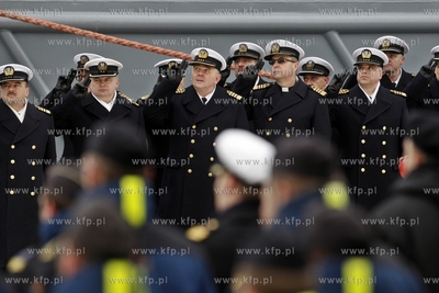 Gdynia Oksywie. Port Wojenny. Uroczystosc objecia przez...