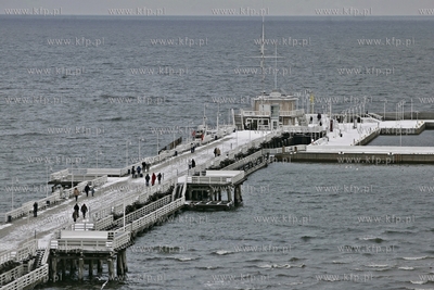 Sopot. Widok z latarni morskiej na molo.
21.02.2013
fot....