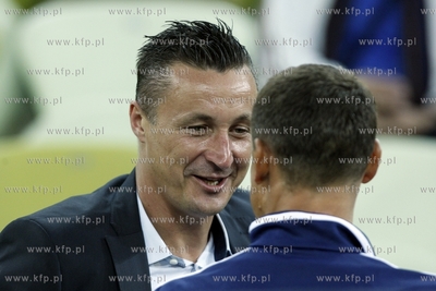 Gdansk. PGE Arena. Mecz towarzyski Polska- Dania. Nz....