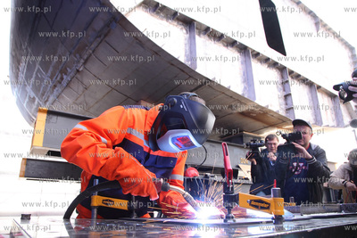 Stocznia Remontowa Shipbuilding. Uroczyste polozenie...