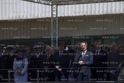 Stocznia Marynarki Wojennej w Gdyni. Wodowanie i chrzest...