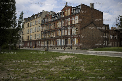 Gdańsk Dolne Miasto. Domy pomiędzy ulicami Szczygła...