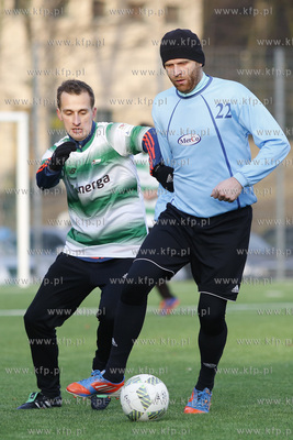 Gdansk. Boisko przy ul. Traugutta.  Noworoczny mecz...