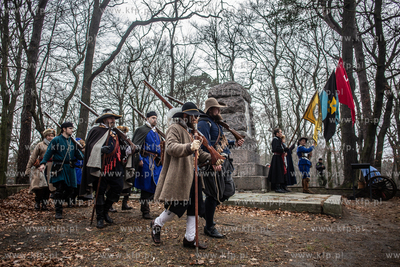 Pomnik Bitwy pod Oliwą na Wzgórzu Pachołek w Gdańsku...