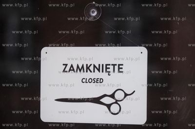 Zakład fryzjerski przy ulicy Kościuszki w Sopocie,...