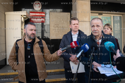 Konferencja prasowa mieszkańców Zaspy oraz radnych...