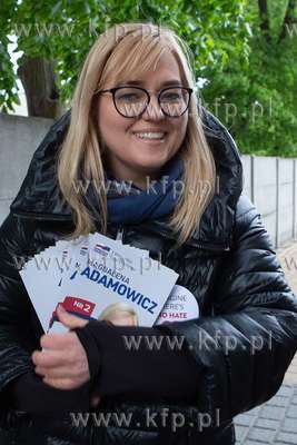 Kwidzyn. Kampania wyborcza Magdaleny Adamowicz, kandydatki...