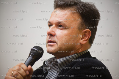 Gdansk. Sala Czarna domku akademickim przy kosciele...