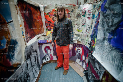 Gdansk. Gmach Glowny Politechniki Gdanskiej. Dziedziniec...