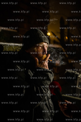 Gdansk. Prowadzone na terenie miasta liczenie osob...