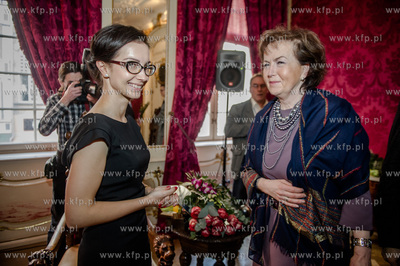 Gdansk, Dom Uphagena. Uroczystosc wreczenia nagrod...