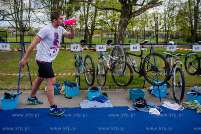 Gdansk. Zawody Triathlon Gdansk o Puchar Rektora AWFiS...