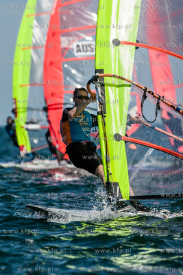 Zatoka Gdanska. Regaty Mistrzostw Swiata w klasie Raceboard,...