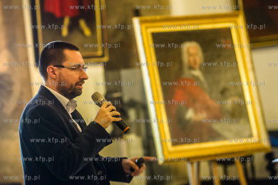 Gdańsk. Ratusz Głownego Miasta. Sala Wety. Prezentacja...