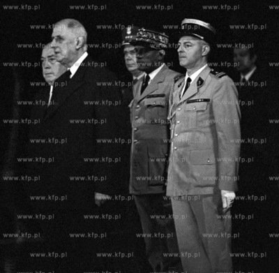 Wizyta Prezydenta Francji gen. Charles de Gaulle w...