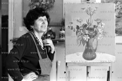 Eeonora Jagaciak- Baryłko, artystka plastyk w swojej...