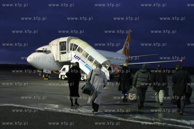 Inauguracja taniego polaczenia lotniczego Gdansk -...