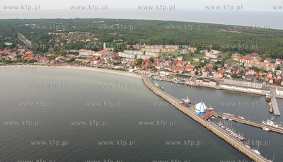 Polwysep Helski z Lotu Ptaka. Hel - miasto i port
14.07.2007r.
Fot....