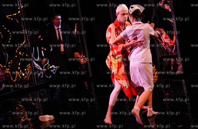 Gdansk. Teatr Wybrzeze. Proba przedstawienia Eva Peron...