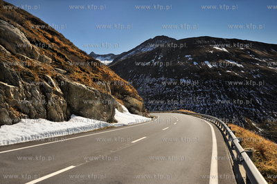 Szwajcaria, Belvedere, Berno. Jesienne Alpy w okolicy...