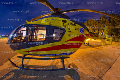 Port Lotniczy Gdansk im. Lecha Walesy. Nz. Eurocopter...