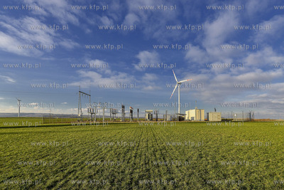 Elektrownia wiatrowa w okolicy Wladyslawowa. 06.01.2015...