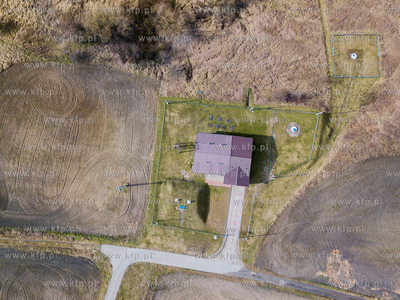 Pelplin z lotu ptaka. Stacja uzdatniania wody w Pelplinie....