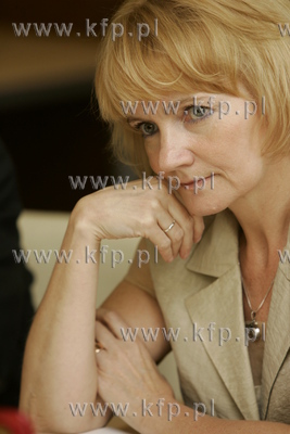 Poslanka PiS na Sejm RP Jolanta Szczypinska. 21.05.2007...