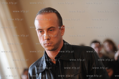 Adam Darski - wokalista, lider metalowej grupy BEHEMOT...