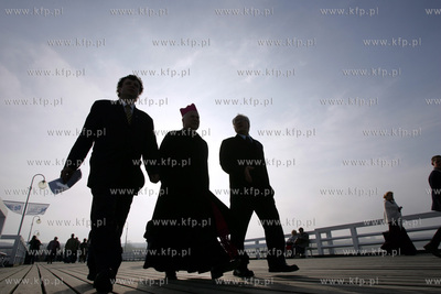 Sopockie molo zostalo nazwane im Jana Pawla II. Przed...