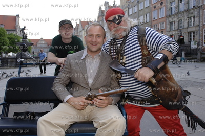 Gdansk. Konferencja prasowa poswiecona ogranizacji...