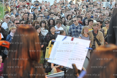 Swieto Monciaka. Sopot Ulica Artystow. Koncert Macieja...