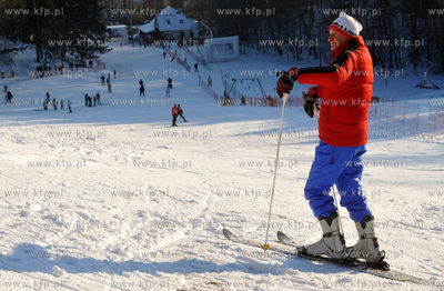 Stok narciarski i saneczkowy na Lysej Gorze w Sopocie....
