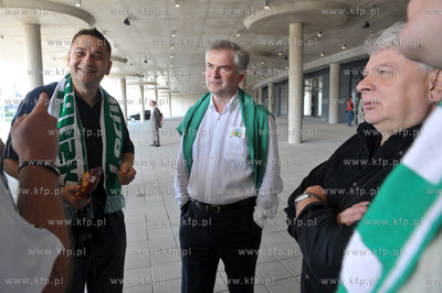 Mecz inauguracyjny na PGE Arena w Gdansku pomiedzy...