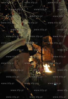 Sopockie obchody Dnia Niepodleglosci. Po mszy w garnizonowym...