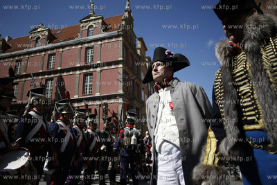 Gdansk.Ul. Dluga inscenizacja wjazdu Napoleona i jego...