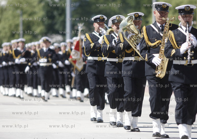 Gdynia Oksywie. Port Wojenny. Admiral floty Tomasz...
