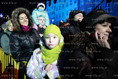 Gdansk. Dlugi Targ. Koncert Cała Polska śpiewa kolędy...