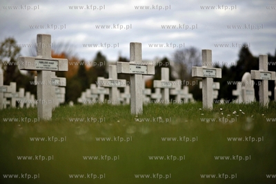 Cmentarz zolnierzy francuskich w Gdansku. 23.10.2012...