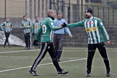 Gdansk. Boisko przy ul. Traugutta.  Noworoczny mecz...