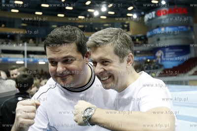 Dzien otwarty Ergo Areny. Bieg Vipow. Nz. podsekretarz...